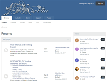 Tablet Screenshot of forums.our-place-online.net